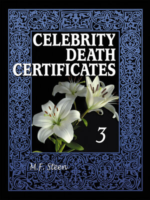 cover image of Celebrity Death Certificates 3